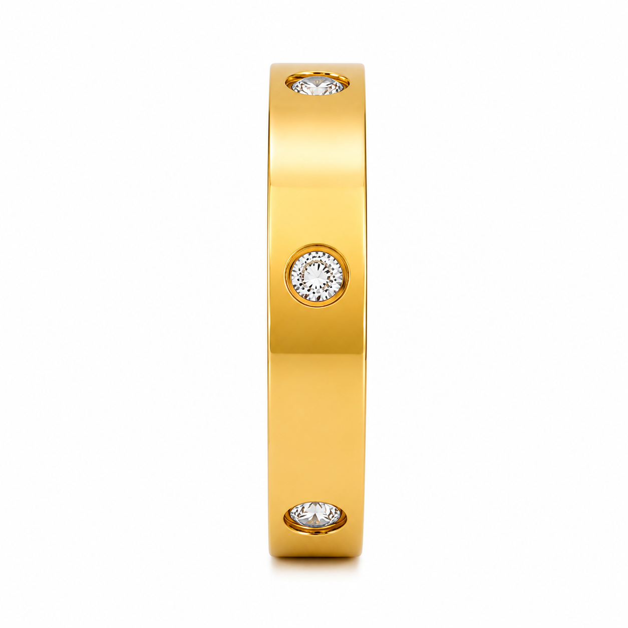Pavé Band Ring – Gold