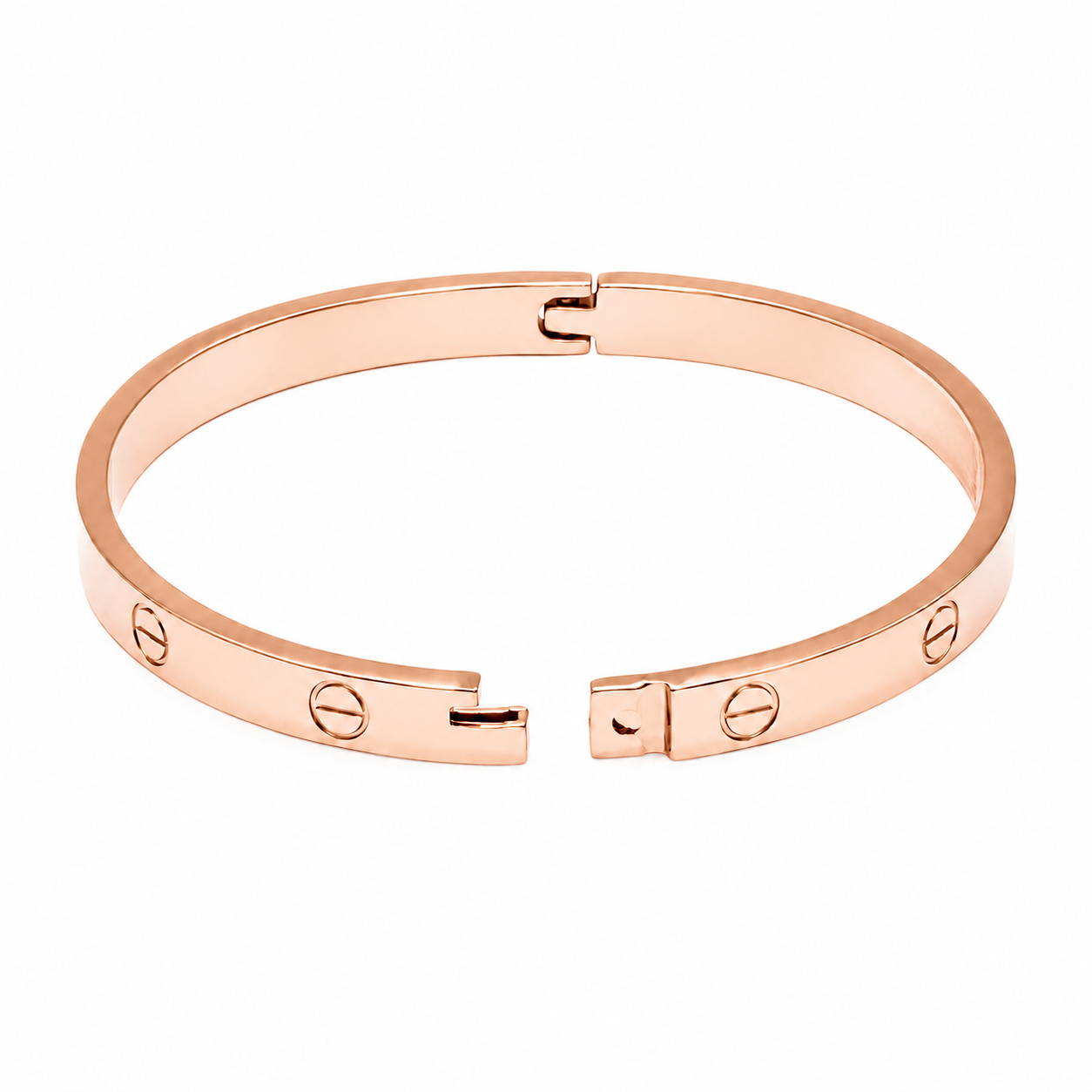 Classic Open Eternal Love Bangle – Rose
