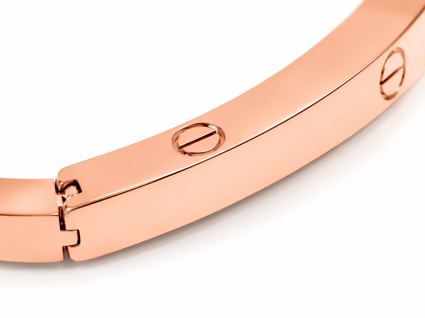 Classic Open Eternal Love Bangle – Rose