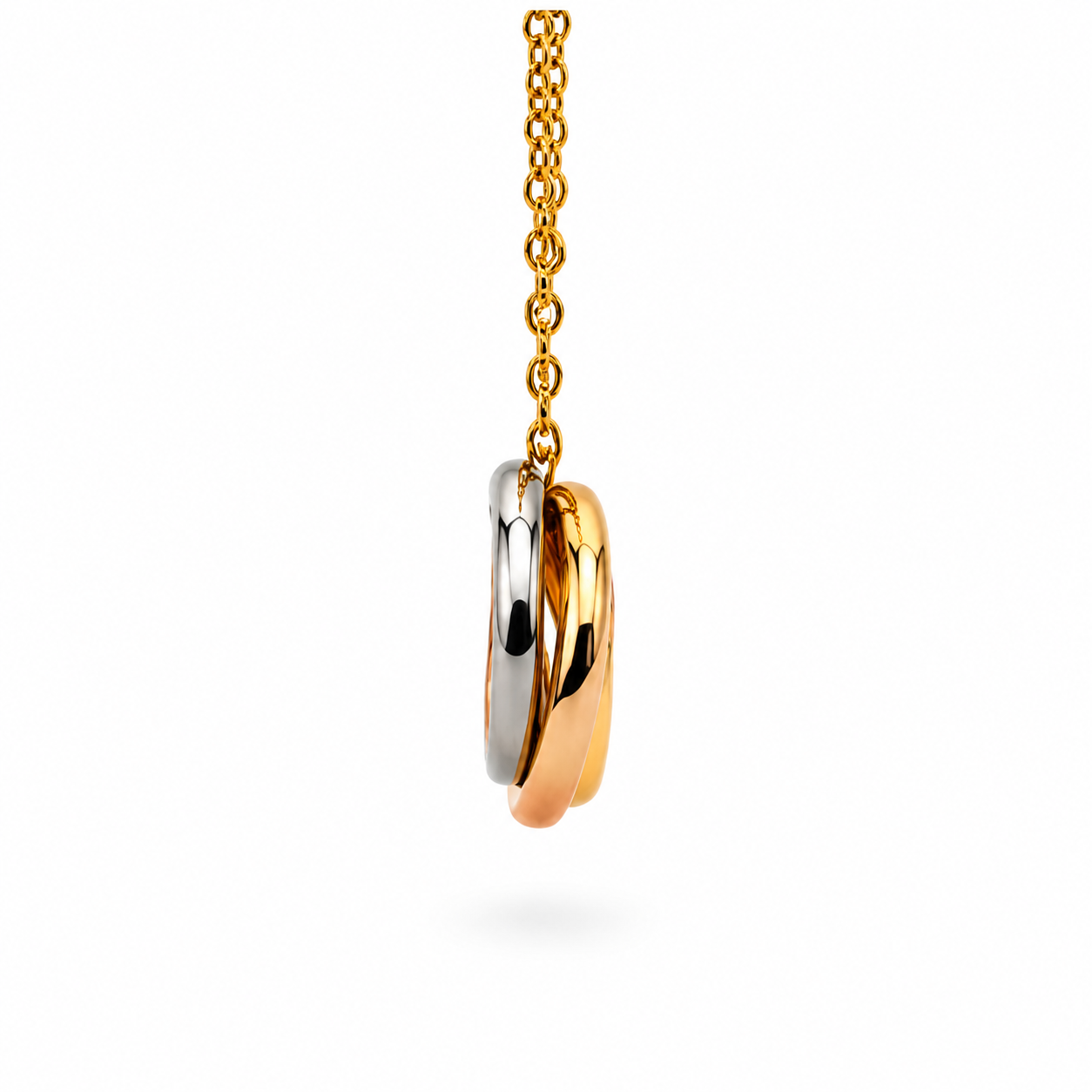 Trinity Interlock Pendant Necklace