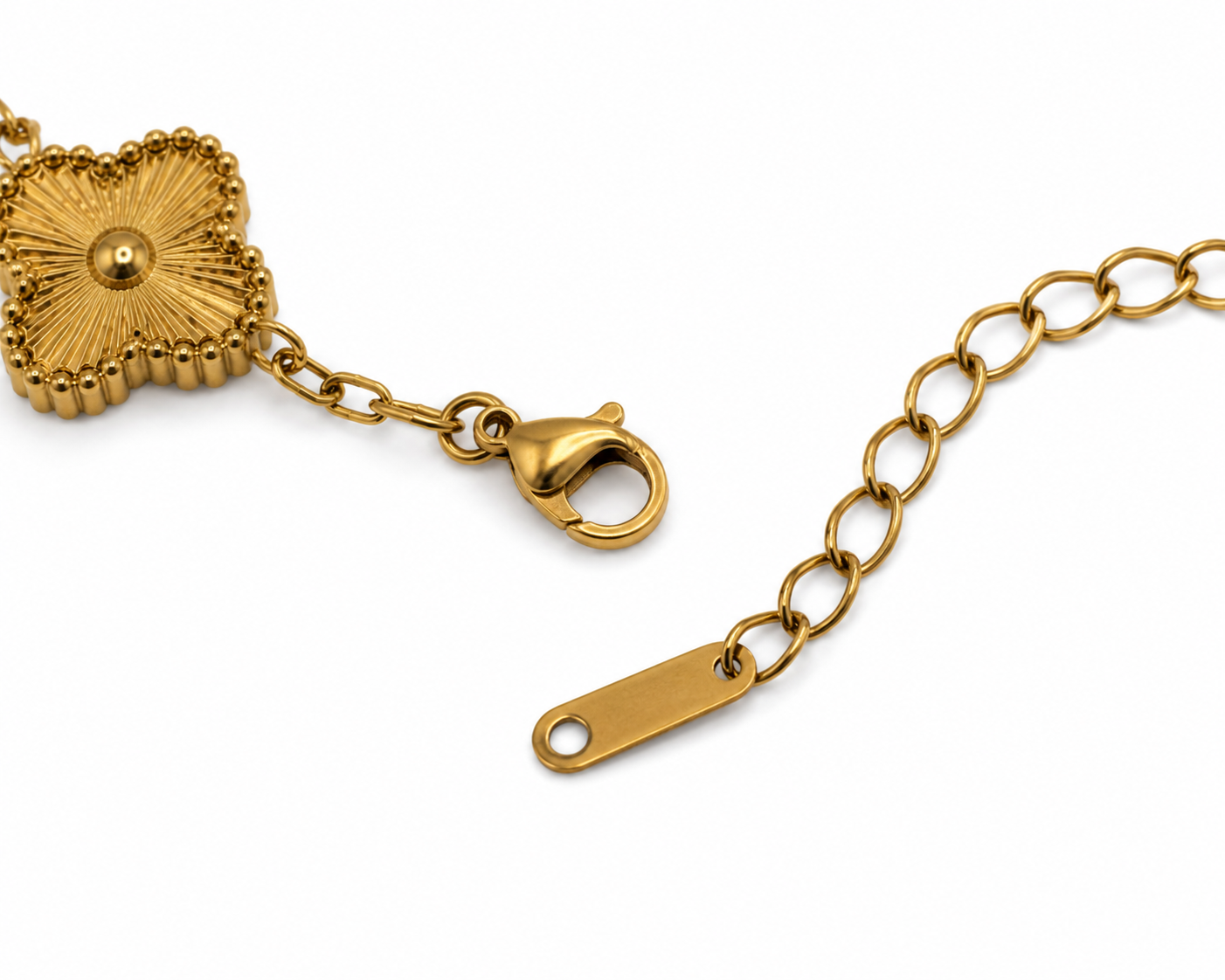 Vintage Clover Bracelet – Gold